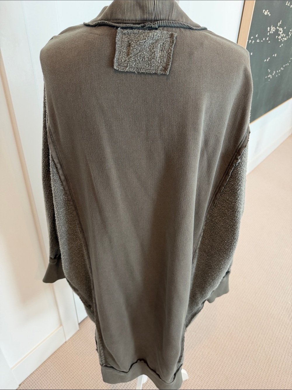 We The Free Cozy Fuzzy Knit Jacket - Gray - Picture 5 of 5
